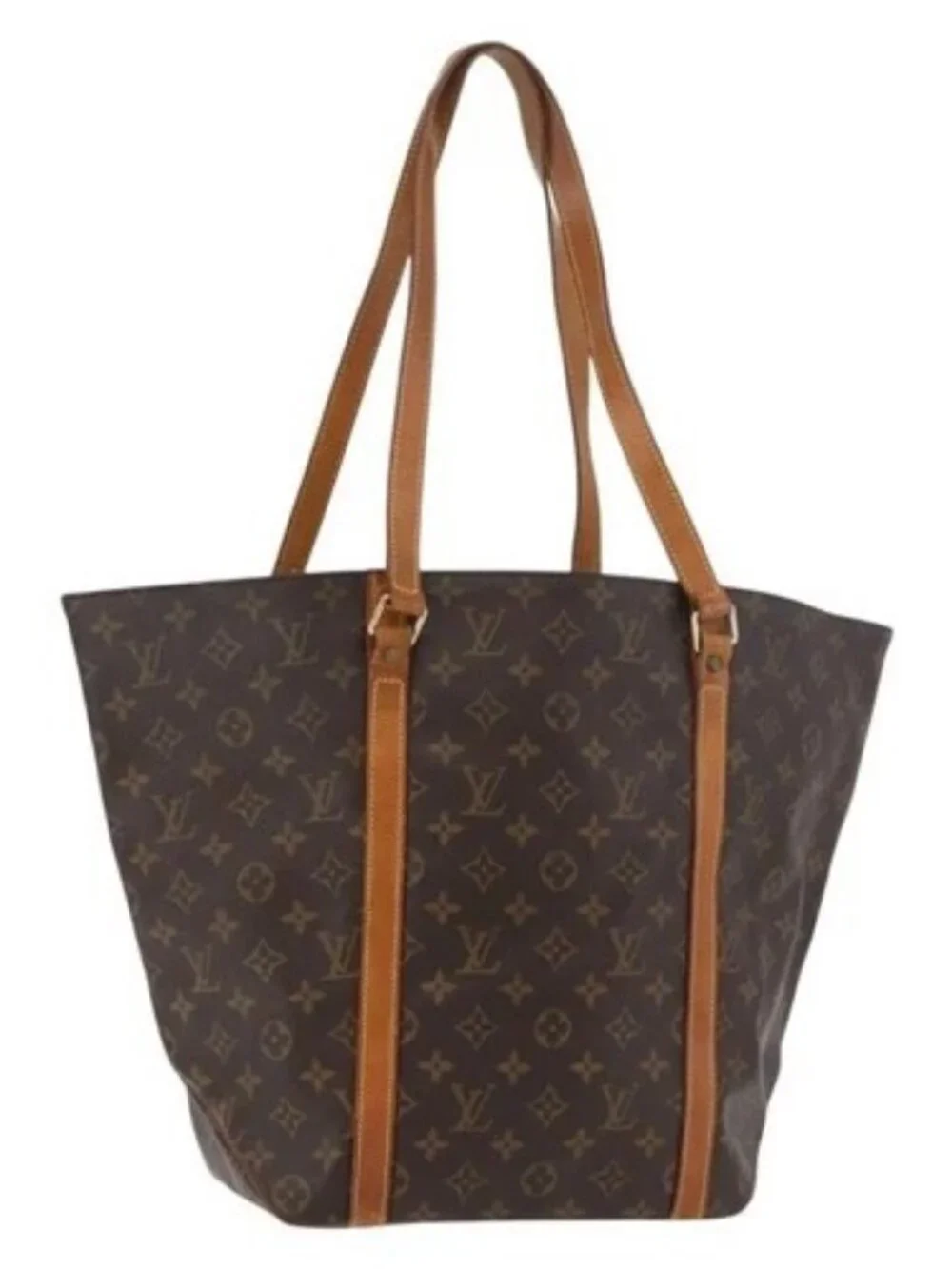 LOUIS VUITTON Monogram Sac Shopping Tote Bag M51108 LV Auth 175401